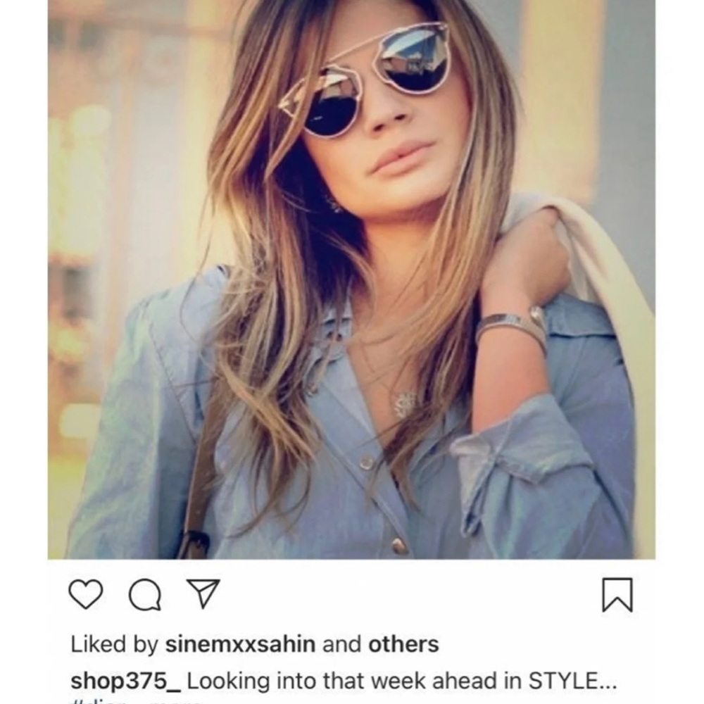 Christian Dior so real studded sunglasses